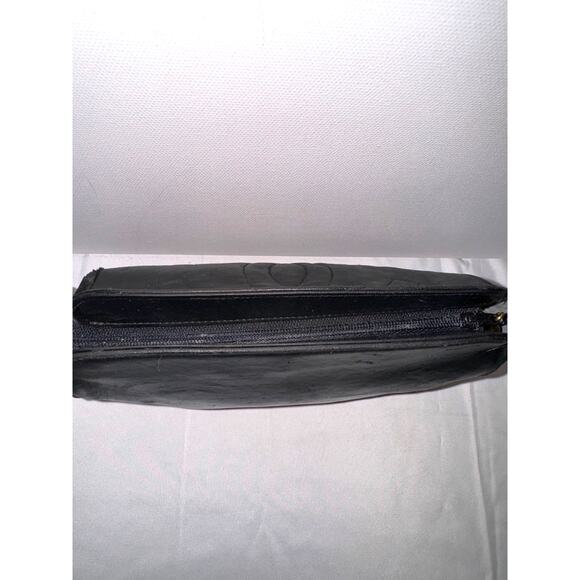 CHANEL CC Logo Long Wallet Black Patent Leather With Authentication Card - Picture 7 of 13